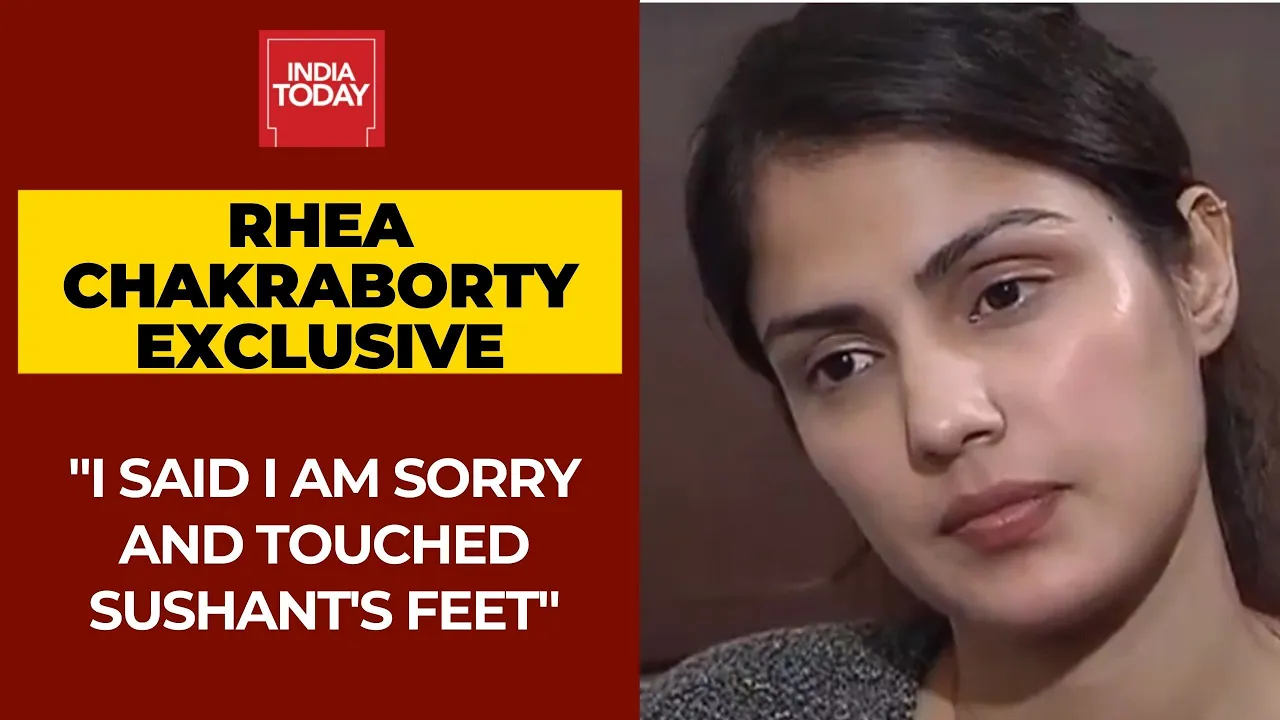 Rhea Chakraborty Speaks On Visiting Sushant's Body In Mortuary; I Said I'm Sorry & Touched His Feet