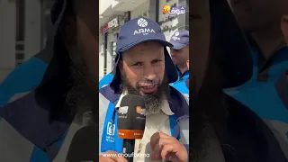 وقفة احتجاجية لعمال النظافة بطنجة عامين وهوما كيطالبو بحقوقهم ومكاين والو "احنا منسيين"