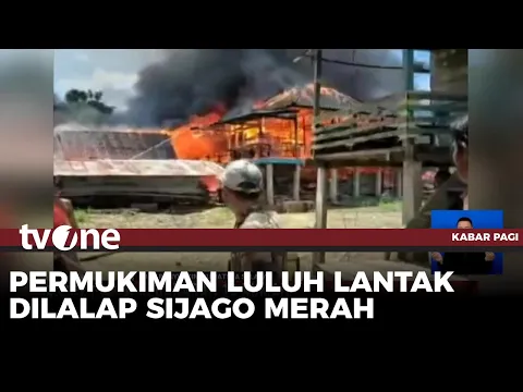 Diduga Kompor Gas Meledak, 10 Rumah di Muba Ludes Terbakar