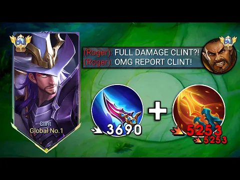 Download MP3 GLOBAL CLINT BROKEN BUILD FULL DAMAGE HACK FOR 2024🔥 PERFECT LATE GAME BUILD! ( 101% BROKEN ) - MLBB