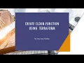 Create cloud-function using terraform