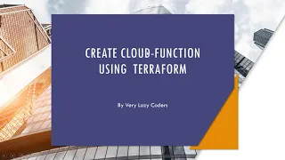 Create cloud-function using terraform