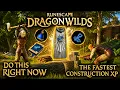 THE FASTEST WAY to 99 Construction In RuneScape DragonWIlds