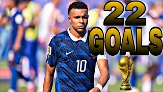 جميع اهداف كيليان مبابي في كأس العالم      هدف      تعليق عربي  دندنها