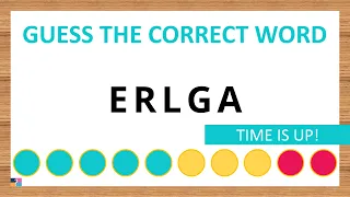 Scrambled Word Game Can You Unscramble These Words 5 Letters