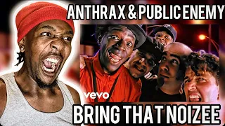 Download FIRST TIME HEARING Anthrax, Public Enemy - Bring Tha Noize (Official Music Video) (REACTION$ MP3