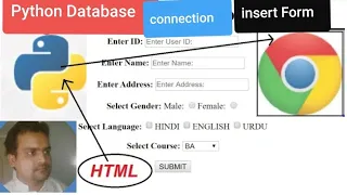 Python Database mysql connection Using XAMPP with HTML-Form