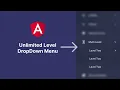 How to create angular multi - level dropdown menu