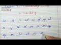 How to write Cursive Lesson 12 Connecting letters i a to z Cursive writing
