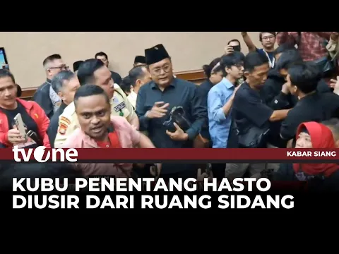 Ruang Sidang Hasto Ricuh, Sejumlah Pengunjung Diusir karena Dituding Penyusup