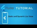 Static and Dynamic List View