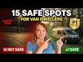 15 SAFE Overnight Parking Spots Every Van Dweller Needs to Know