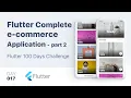 Flutter UI Tutorial e-commerce Application UI Design part 2 - day 17