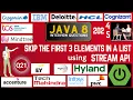 Java 8 Stream API Interview Questions Skip Elements in Java List with Stream API Java 8