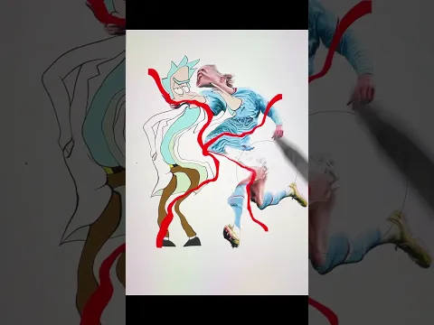 Creating Transformation Rick x Haaland #worldcup2026 #shorts #tiktok  #haaland #rickandmorty #rick