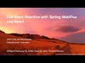 Denver JUG - Full Stack Reactive with Spring WebFlux and React by Josh Long and Matt Raible