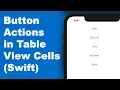 Button Actions in TableView Cells in Swift 5 Xcode 12 - 2023