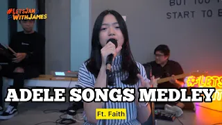 adele songs medley faith ft fivein letsjamwithjames