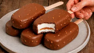 🤯 3 INGREDIENTS = THE BEST HOMEMADE MAGNUM EVER! 🍦🍫 So EASY, SO CREAMY… I Can’t Stop Making This! 🔥