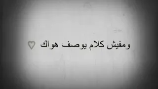 حبك خلاص اصبح في دمي ومعاك ياحبيبي بنسى همي 