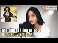 Download Lagu The Closer I Get to You - Roberta Flack, Donny Hathaway (Karaoke Female Part Only)
