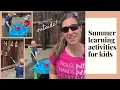 Take SUMMER LEARNING OUTSIDE with these fun simple activities for your kids
