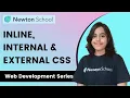 Inline Internal External CSS Web Development Series