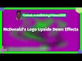 McDonald s Logo Upside Down Effects
