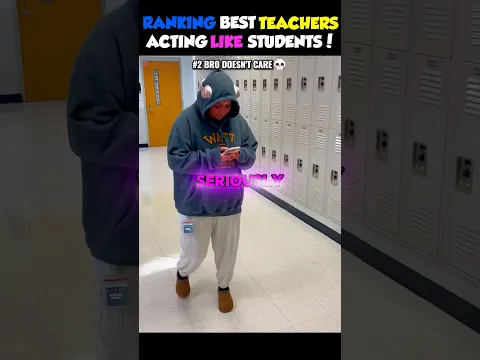 Ranking Best Teachers Acting Like Students!! #usa