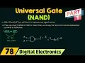 NAND Gate as Universal Gate Part 1