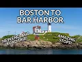 BEST STOPS on a Boston to Bar Harbor Road Trip