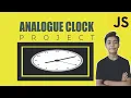 JAVASCRIPT Course Project Based Learning - Analogue Clock Using Javascript Project