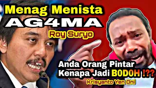  roy suryo orang pintar yang memilih jadi b0d0h demi kesalah pahaman 