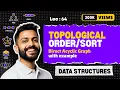 Lec-64 Topological Order Sort in DAG Direct Acyclic Graph