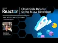 Cloud-Scale Data for Spring Java Developers