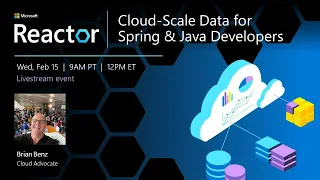 Cloud-Scale Data for Spring Java Developers
