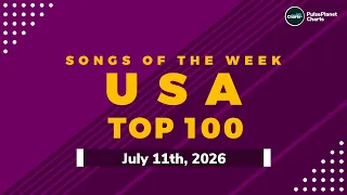us hot 100 top singles this week bubbling under hot 100 july 11th 2026