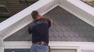 Installing CertainTeed Cedar Impressions Half Rounds in a Gable