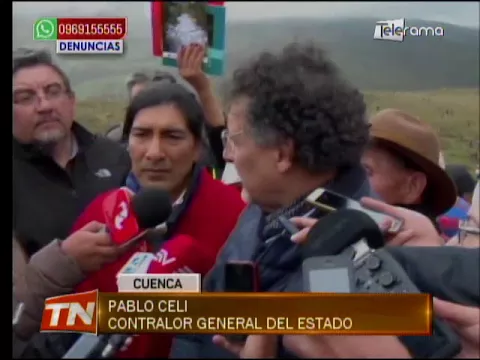 Contralor Pablo Celi visita proyecto minero Loma Larga