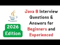 Java 8 Interview Questions Answers for Beginners and Experienced Java Functional Programming