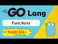 Learn Functions in GO Language Go Programming Tutorial Naresh IT