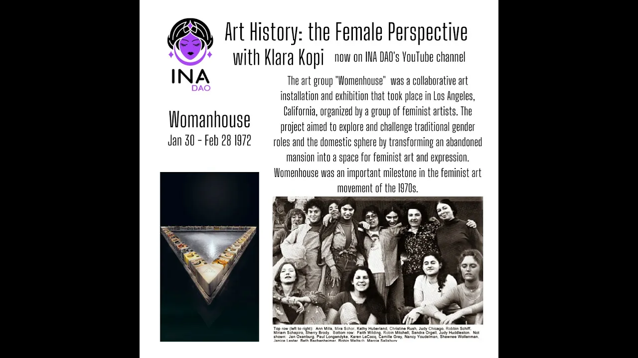 Art History;The Female Perspective - Womanhouse