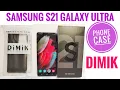 Samsung Galaxy S21 Ultra 5G AT T SM-G998U Black Phone case DiMike Soft case