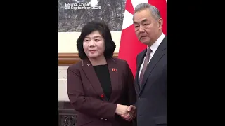 China FM Wang Yi Meets DPRK S Top Diplomat In Beijing 