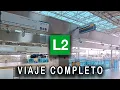 Lagu Metro de Panamá L2 (Nuevo Tocumen → San Miguelito), y Transbordo (L2 → L1) - Actualizado