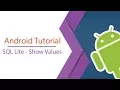 How show values in ListView from SQL Lite Database Android TrapCode Hindi