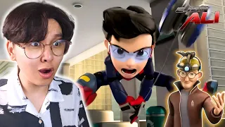 dr aaron kembali reaksi musim 1 ejen ali ep 5 6 