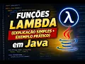 Funcoes Lambda em Java explicacao simples exemplo pratico