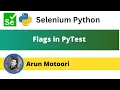 Flags in PyTest PyTest - Part 7