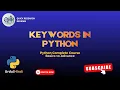 Keywords in Python Explained Reserved Words Every Beginner Must Know